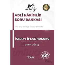 İmtiyaz Adli-İdari Hakimlik İcra ve İflas Hukuku Soru Bankası - Erhan Güneş - Temsil Kitap