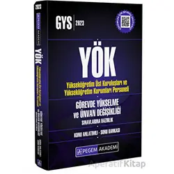 2024 YÖK Görevde Yükselme ve Ünvan Değişikliği Konu Anlatımlı Soru Bankası