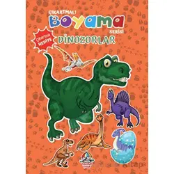Çıkartmalı Boyama Serisi - Dinozorlar - Anonim - Yağmur Çocuk
