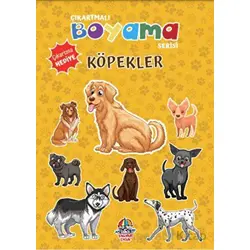 Çıkartmalı Boyama Serisi - Köpekler - Anonim - Yağmur Çocuk