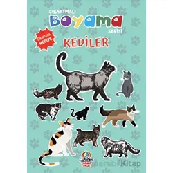 Çıkartmalı Boyama Serisi - Kediler - Anonim - Yağmur Çocuk