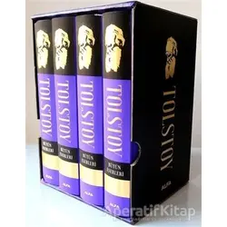 Tolstoy Bütün Eserleri (Ciltli 4 Kitap Takım) - Lev Nikolayeviç Tolstoy - Alfa Yayınları