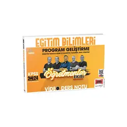 Yargı 2024 KPSS Program Geliştirme Öğretmenler Ekibi Video Ders Notları