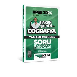 Yediiklim 2024 Kpss Hakan Bileyen ile Coğrafya Tamamı Çözümlü Soru Bankası