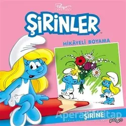 Şirine Hikayeli Boyama - Şirinler - Kolektif - Pogo Çocuk