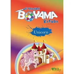 Etkinlikli Boyama Kitabı Unıcorn - Kolektif - Fark Yayınları