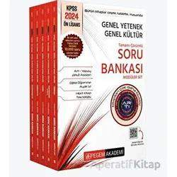 2024 KPSS Genel Yetenek Genel Kültür Önlisans Tamamı Çözümlü Soru Bankası Modüler Set