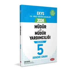 MEB EKYS Müdür ve Müdür Yardımcılığı 5 Deneme Sınavı Data Yayınları