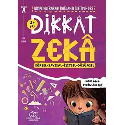 Dikkat Zeka 3+ Yaş - Savaş Özdemir - Dikkat ve Zeka Akademisi Yayınları