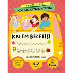 1. Sınıfa Hazırlık Okuma Yazma Kitabım Kalem Becerisi - Kolektif - Floki Çocuk