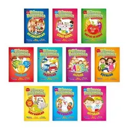 Bilmece Boyama Seti 10 Çeşit Tek Kitap - Bıcırık Yayınları