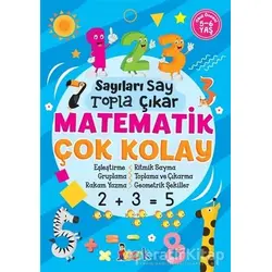 Sayıları Say, Topla, Çıkar, Matematik Çok Kolay / Bıcırık - Kolektif - Bıcırık Yayınları