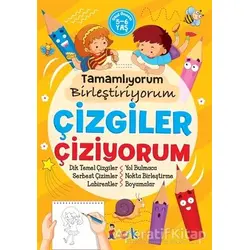 Çizgiler Çiziyorum - Tamamlıyorum Birleştiriyorum - Kolektif - Bıcırık Yayınları