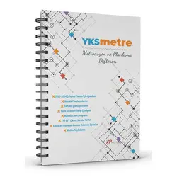 YKSMETRE Motivasyon ve Planlama Defteri - Günlük ve Haftalık Planlayıcı - Kolektif - Atlas Akademi