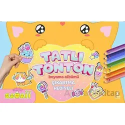 Kawaii Tatlı Tonton Çıkartma Hediyeli Boyama Albümü - Kolektif - Doğan Çocuk