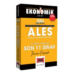Yargı Yayınları 2023 ALES Ekonomik Seri Çıkmış Son 11 Sınav Soruları Tamamı Çözümlü