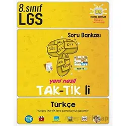 Tonguç 8. Sınıf Türkçe Taktikli Soru Bankası