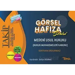 Takip Görsel Hafıza Serisi Medeni Usul Hukuku - Sertkan Erdurmaz - Temsil Kitap
