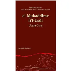 el-Mukaddime fi’l-Usul - İbnü’l-Kassar - Ankara Okulu Yayınları