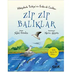 Hikayelerle Türkiye’nin Endemik Canlıları Zıp Zıp Balıklar - Nihal Gündüz - Floki Çocuk