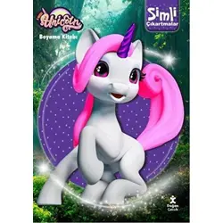 Unicorn Simli Çıkartmalı Boyama Kitabı - Kolektif - Doğan Çocuk
