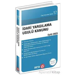 İdari Yargılama Usulü Kanunu - Kolektif - Beta Yayınevi