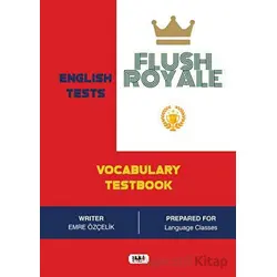 Flush Royale Vocabulary Test Book - Emre Özçelik - Tilki Kitap