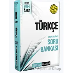 2024 KPSS ÖABT Türkçe Tamamı Çözümlü Soru Bankası - Kolektif - Pegem Akademi Yayıncılık