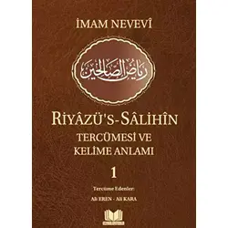 Riyazüs Salihin Tercümesi Kelime Manalı 1.Cilt - İmam Nevevi - Kitap Kalbi Yayıncılık
