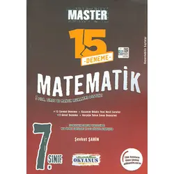 7.Sınıf Matematik Master 15 Deneme Okyanus Yayınları