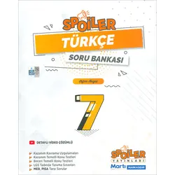 7.Sınıf Spoiler Türkçe Soru Bankası Spoiler Yayınları