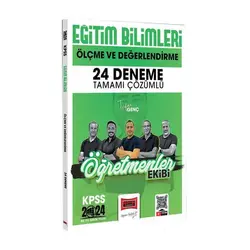 Yargı Yayınları 2024 KPSS Ölçme ve Değerlendirme Tamamı Çözümlü 24 Deneme