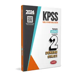 2024 KPSS Lisans Çözümlü 2 Fasikül Deneme Data Yayınları