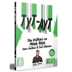 Benim Hocam 2025 TYT-AYT Din Kültürü ve Ahlak Bilgisi Video Destekli Konu Anlatımı ve Soru Bankası