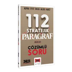 Yargı Yayınları 2024 112 Stratejik Paragraf Soru Bankası (Mikail Şan)