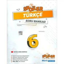 6.Sınıf Türkçe Soru Bankası Spoiler Yayınları