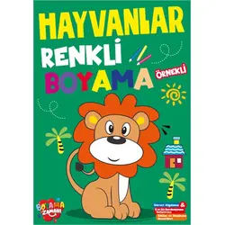 Renkli Boyama Hayvanlar Boyama Zamanı