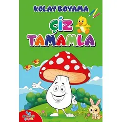 Kolay Boyama Çiz Tamamla Boyama Zamanı