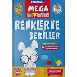 Etkinlikli Mega Boyama Renkler ve Şekiller Boyama Zamanı
