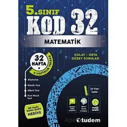 5. Sınıf Matematik Kod 32 Tekrar Testleri - Kolektif - Tudem Yayınları