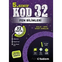 5. Sınıf Fen Bilimleri Kod 32 Tekrar Testleri - Kolektif - Tudem Yayınları