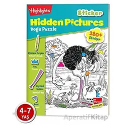 Sticker Hidden Pictures Doğa Puzzle (2 Kitap) - Kolektif - Dikkat Atölyesi Yayınları