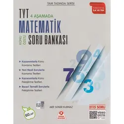 TYT Matematik 4 Aşamada Konu Özetli Soru Bankası Örnek Akademi