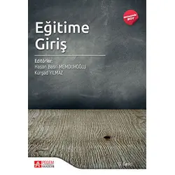 Eğitime Giriş - (Ekonomik Boy) - Hasan Basri Memduhoğlu - Pegem Akademi Yayıncılık