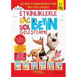 Etkinliklerle Sağ Beyin Sol Beyin Geliştirme (2+ Yaş) 6lı Set - Canan Öztürk - Hayykitap