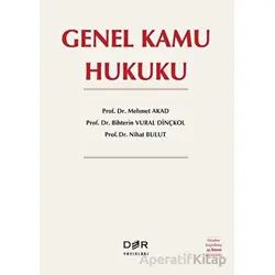 Genel Kamu Hukuku - Nihat Bulut - Der Yayınları