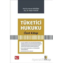 Tüketici Hukuku Özet Kitap - Nalan Tuncer - Adalet Yayınevi