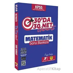 2024 KPSS Matematik  30 Da 30 Net Soru Bankası - Kolektif - Tasarı Eğitim Yayınları