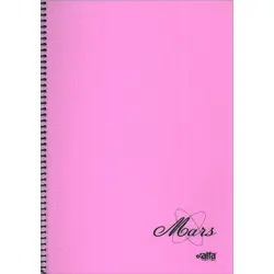 Mars A4 Boy 96 Yaprak Kareli Spiral Kapak Alfa Defter