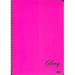 Glory A4 Boy 60 Yaprak Çizgisiz Spiral Kapak Alfa Defter